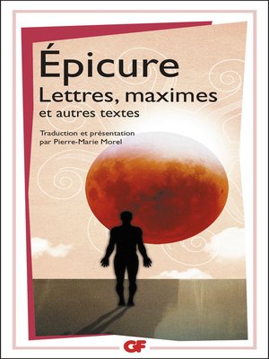 cover image of Lettres, maximes et autres textes